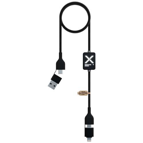Cable de carga con interruptor de 60 W y logotipo retroiluminado 
