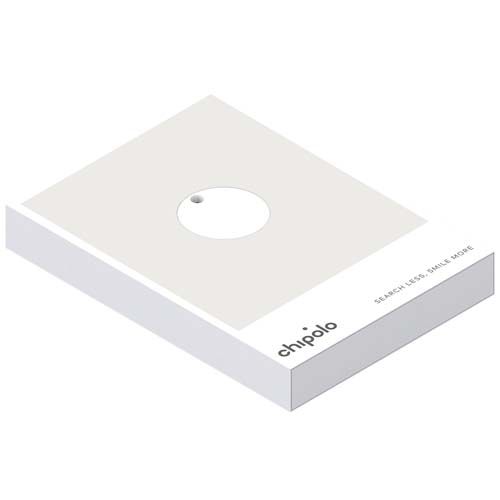 white Etiqueta de seguimiento