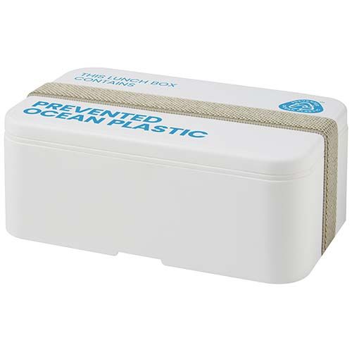 white Fiambrera de una sola capa de 700 ml