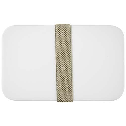 white Fiambrera de doble capa de 700+700 ml