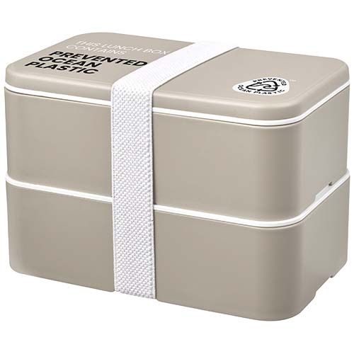 stone Fiambrera de doble capa de 700+700 ml