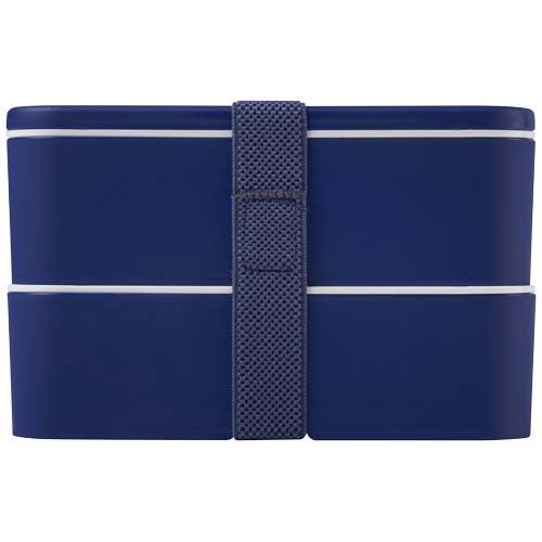 blue Fiambrera de doble capa de 700+700 ml