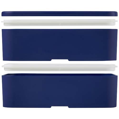 blue Fiambrera de doble capa de 700+700 ml