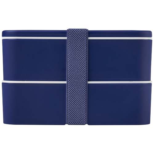blue Fiambrera de doble capa de 700+700 ml