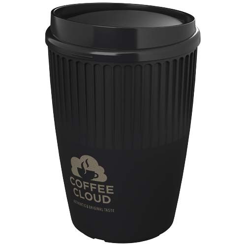 black Vaso de 350 ml con tapa