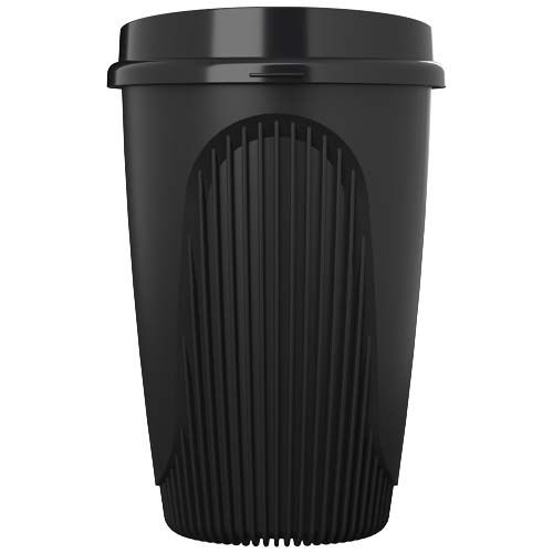black Vaso de 350 ml con tapa