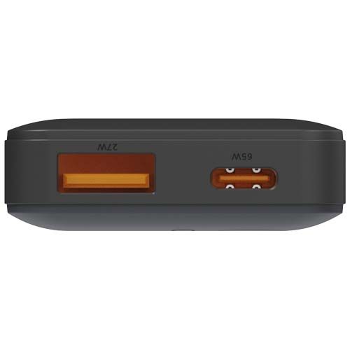 black Cargador de viaje de carga rápida de 65 W con cable y estuche