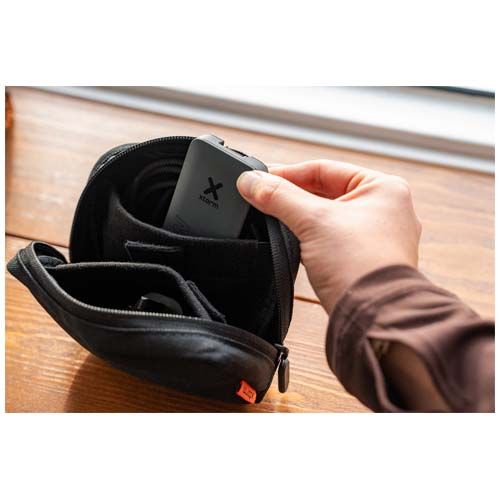 black Cargador de viaje de carga rápida de 65 W con cable y estuche