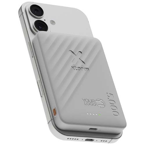 white Batería externa inalámbrica de 15 W y 5000 mAh Xtorm Go2