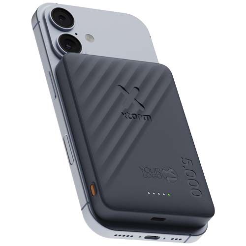 azul medio Batería externa inalámbrica de 15 W y 5000 mAh Xtorm Go2