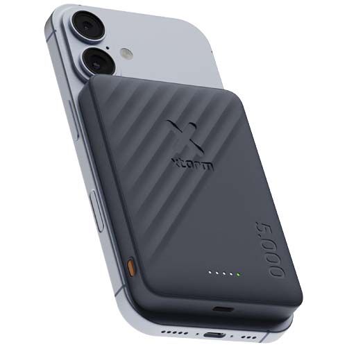 azul medio Batería externa inalámbrica de 15 W y 5000 mAh Xtorm Go2