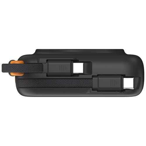 black Cargador de viaje 3 en 1 de 30 W y 10 000 mAh