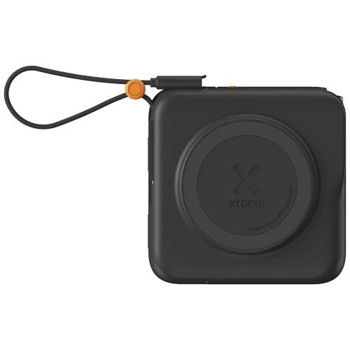 black Cargador de viaje 3 en 1 de 30 W y 10 000 mAh