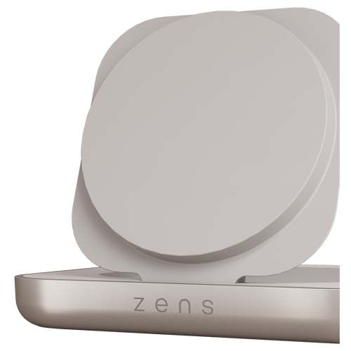 white Cargador magnético de 15 W para mesilla de noche