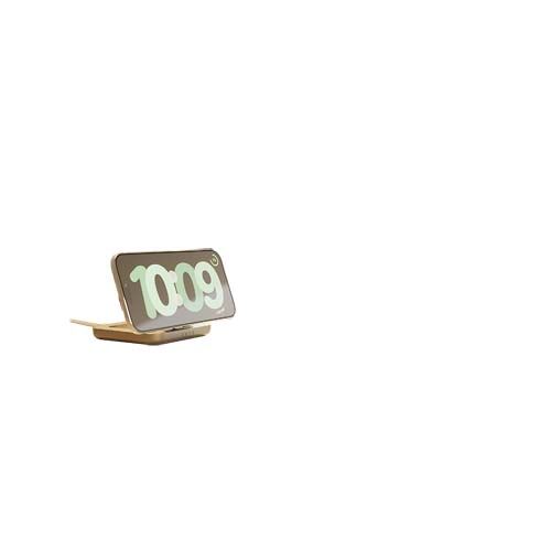 white Cargador magnético de 15 W para mesilla de noche