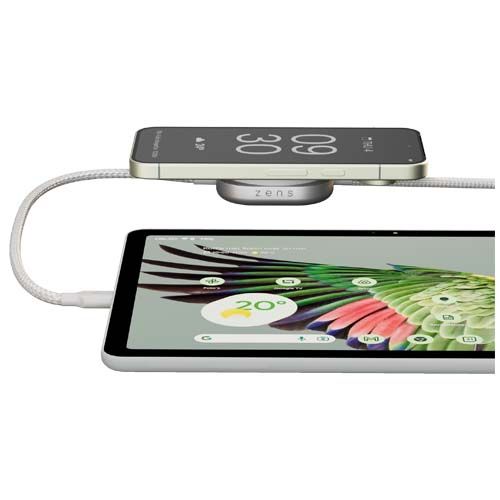 white Cable de carga USB-C 2 en 1 de 240 W