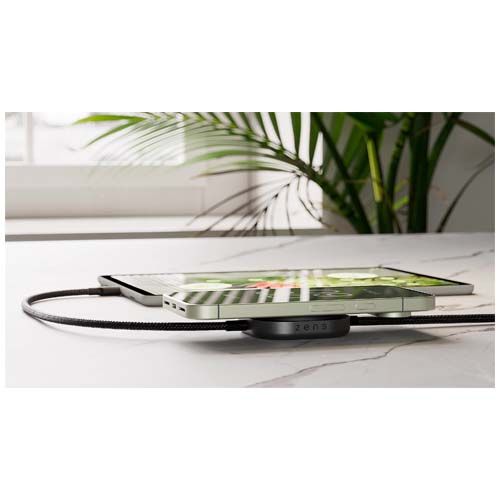 black Cable de carga USB-C 2 en 1 de 240 W