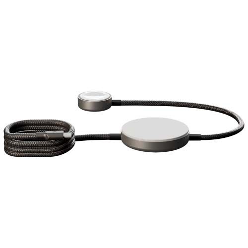 black Cable de carga doble de 15 W