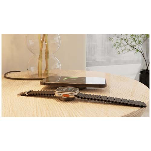 black Cable de carga doble de 15 W