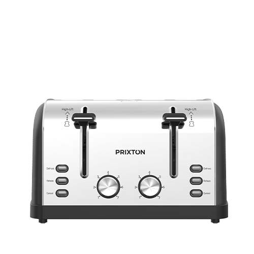 Grille-pain 4 tranches Prixton Nera