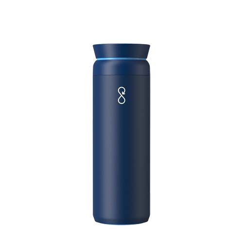 azul mar Vaso de acero inoxidable reciclado Ocean Bottle Peak Brew 590 ml