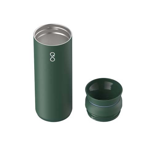 Vaso de acero inoxidable reciclado Ocean Bottle Peak Brew 590 ml