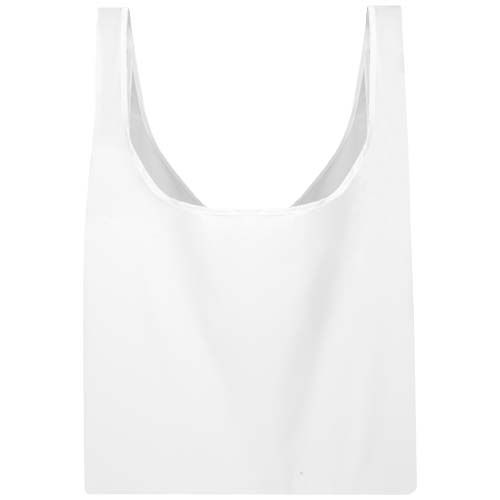 white Bolsa Tote plegable de rPET en sublimación de 105 g/m2