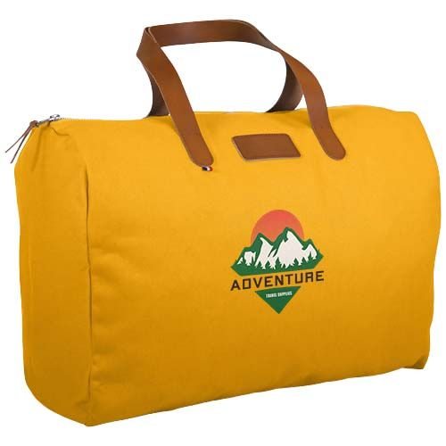 yellow Bolso de viaje de algodón orgánico Rondeau de Citizen Green