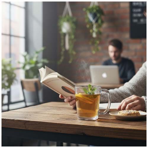 transparente Taza de cristal Citizen Green Glamu de 310 ml