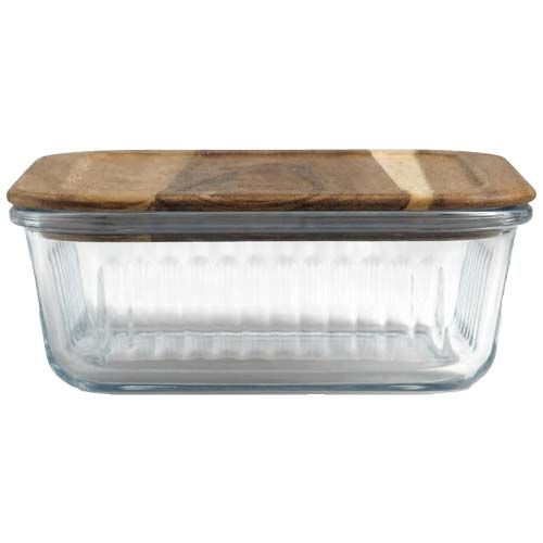 transparente Fiambrera Citizen Green Purlunch de 1000 ml de vidrio de borosilicato
