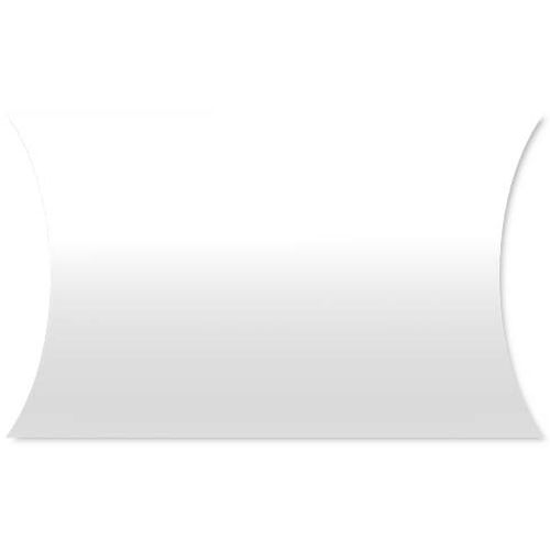 white Tapones para los oídos en una caja de papel con forma de almohada