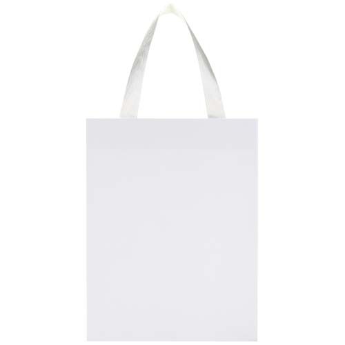 Bolsa de papel Smartfold de 210 g/m² con asas de cinta y laminado brillante - 24 x 10 x 32 cm
