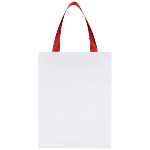 Bolsa de papel Smartfold de 210 g/m² con asas de cinta y laminado brillante - 24 x 10 x 32 cm