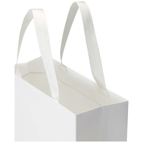 Bolsa de papel Smartfold de 210 g/m² con asas de cinta y laminado mate - 31 x 12 x 39 cm