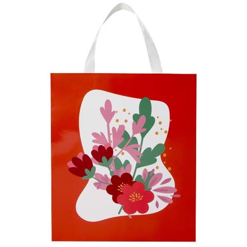 Bolsa de papel Smartfold de 210 g/m² con asas de cinta y laminado mate - 31 x 12 x 39 cm