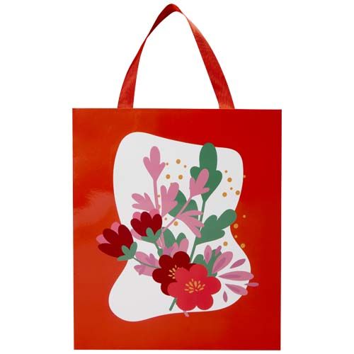 Bolsa de papel Smartfold de 210 g/m² con asas de cinta y laminado mate - 31 x 12 x 39 cm