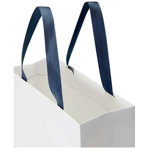 Bolsa de papel Smartfold de 210 g/m² con asas de cinta y laminado mate - 31 x 12 x 39 cm