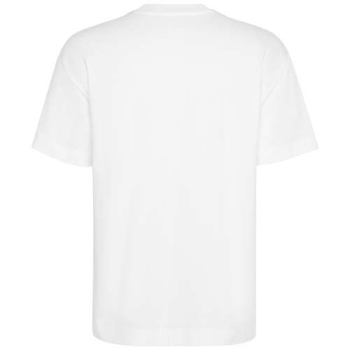 white Camiseta unisex de manga corta oversize de Chow