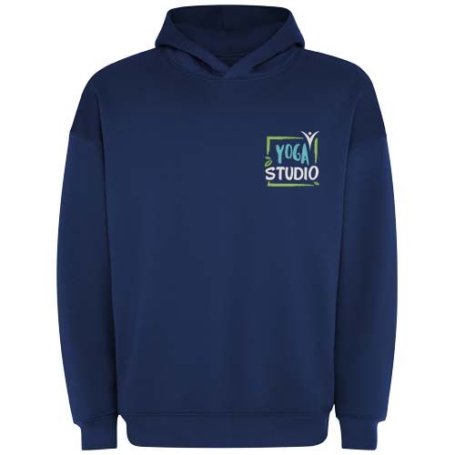 azul marino Sudadera con capucha unisex de corte oversize de Otto