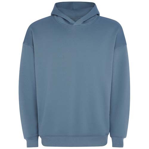 azul tormenta Sudadera con capucha unisex de corte oversize de Otto