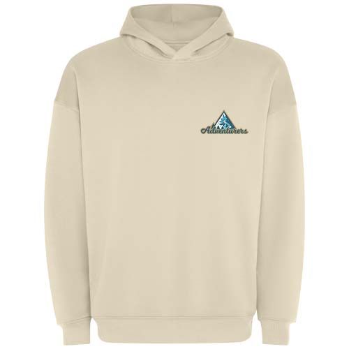beige pálido Sudadera con capucha unisex de corte oversize de Otto