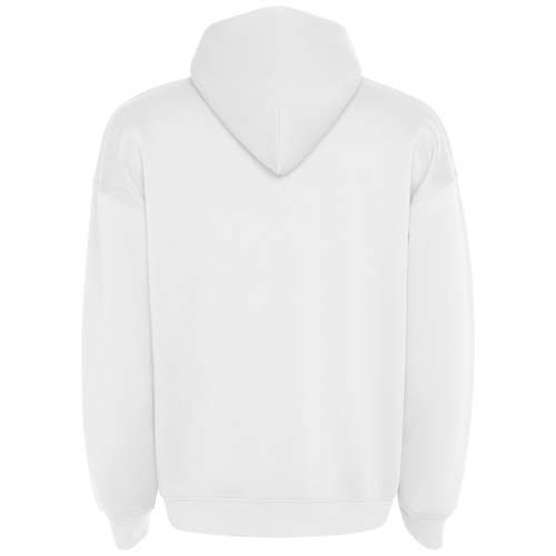 white Sudadera con capucha unisex de corte oversize de Otto