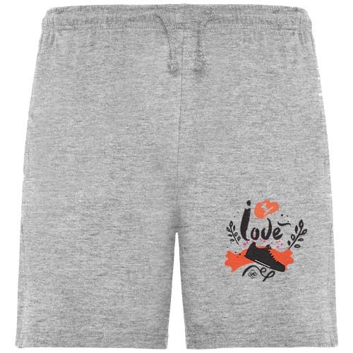 gris chiné Pantalones cortos deportivos unisex