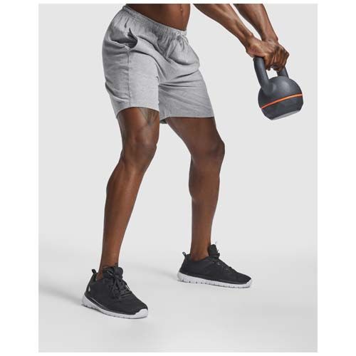 gris chiné Pantalones cortos deportivos unisex