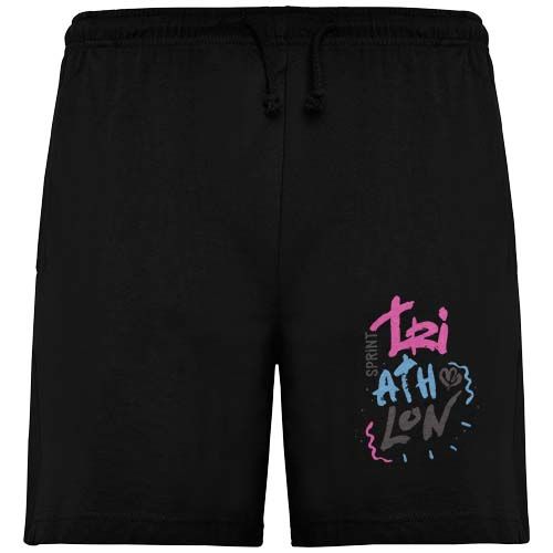 black Pantalones cortos deportivos unisex