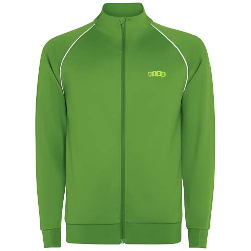 verde helecho Sudadera infantil Valier con cremallera completa