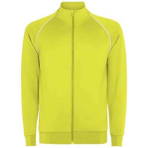 amarillo fluo Sudadera infantil Valier con cremallera completa