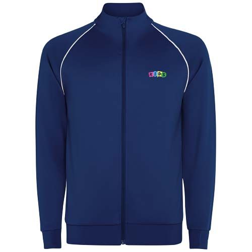 azul marino Sudadera infantil Valier con cremallera completa