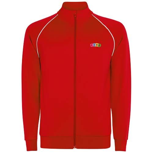 red Sudadera infantil Valier con cremallera completa