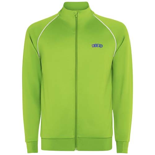 verde fluo Sudadera infantil Valier con cremallera completa